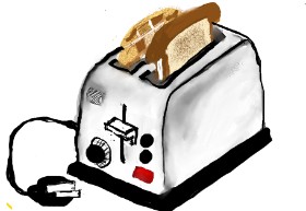 Shine の トースター の絵