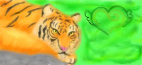 Drawing of Tiger by CINICOEPICUREO