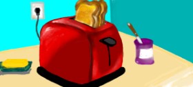Debidolittle の トースター の絵