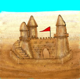 Sandburg-Zeichnung von SIREN
