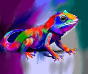 Yasi の トカゲ の絵