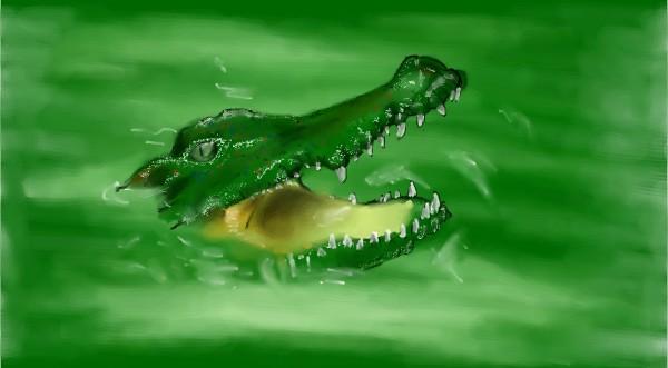 Рисунок на тему «Аллигатор» — автор: Unknown