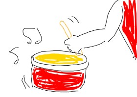 Blue Giraffe の ドラム の絵