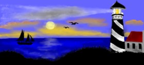 Debidolittle の 灯台 の絵