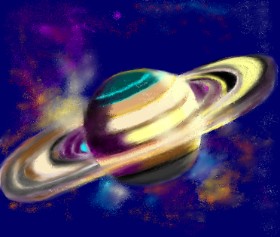 Saturn - autor: Yasi