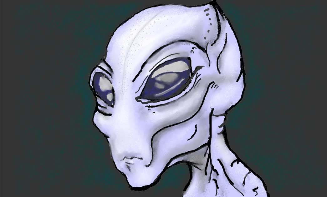 Alien Drawing - Gallery and How to Draw Videos!