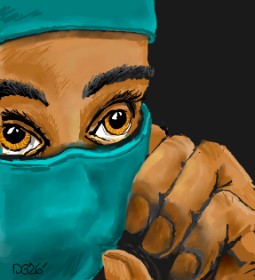 Drawing of Doctor by GreyhoundMama