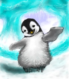 👽mint の ペンギン の絵