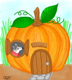 GreyhoundMama の かぼちゃ の絵