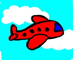 Kamie の 飛行機 の絵