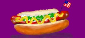 Debidolittle の ホットドッグ の絵