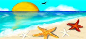 Debidolittle の ヒトデ の絵