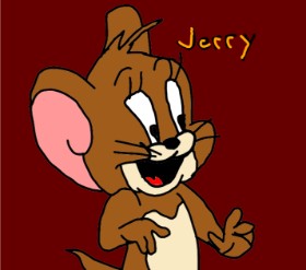 Drawing of Jerry (Tom & Jerry) by Ardrevebryce