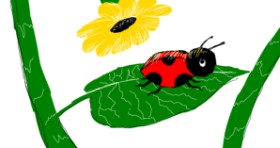 Laynie.Wuz.Here の てんとう虫 の絵