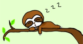 🍀 の ナマケモノ の絵