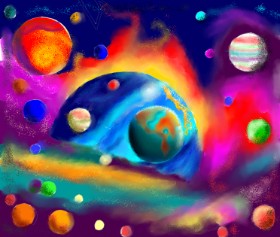 Yasi の 惑星 の絵