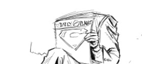 Drawing of Newspaper by valy