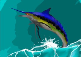 Нина の メカジキ の絵