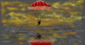 Eclat de Lune の パラシュート の絵