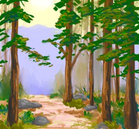 Scott の 森林 の絵