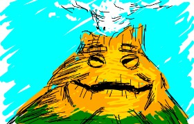 Derp の 火山 の絵