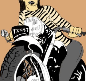 Rash の バイク の絵