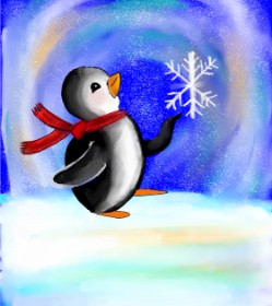 Wish の ペンギン の絵