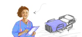 Рисунок на тему «Медсестра» — автор: Julia