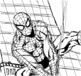… の スパイダーマン の絵