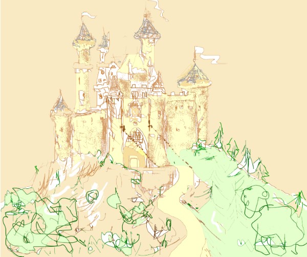 Рисунок на тему «Замок» — автор: Unknown