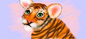 Debidolittle の トラ の絵