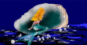 Eclat de Lune の 人魚 の絵