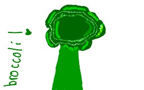 Claudia の ブロッコリー の絵