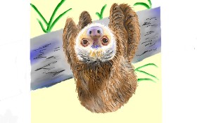 GJP の ナマケモノ の絵