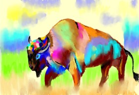 Bizon - autor: Deki