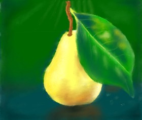 Рисунок на тему «Груша» — автор: Yasi