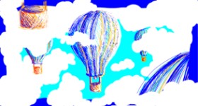 Dugan の 熱気球 の絵