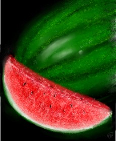 Drawing of Watermelon by 🌌Mom💕E🌌