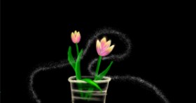 DElfinis の チューリップ の絵