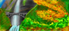 Рисунок на тему «Мост» — автор: Güber Gru