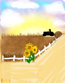 Bri の 小麦 の絵