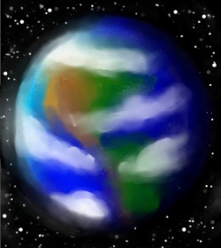 🌌Mom💕E🌌 の 地球 の絵