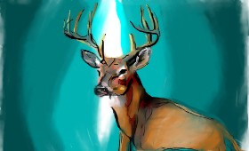 Herbert の トナカイ の絵