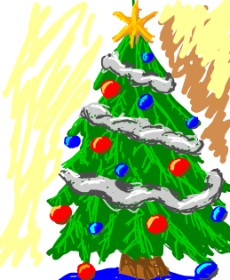 KitLlwynog の クリスマスツリー の絵
