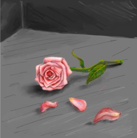 Drawing of Rose by Andromeda
