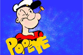 Debidolittle の ポパイ の絵