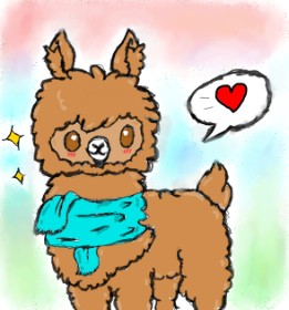 Drawing of Llama by Honey🍯