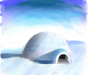 Güber Gru の イグルー の絵