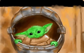 Baby Yoda - autor: atun :D