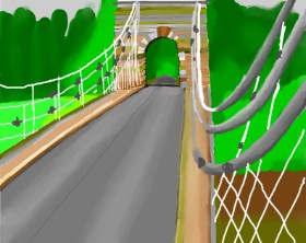 Рисунок на тему «Мост» — автор: IThinkWereDoomed